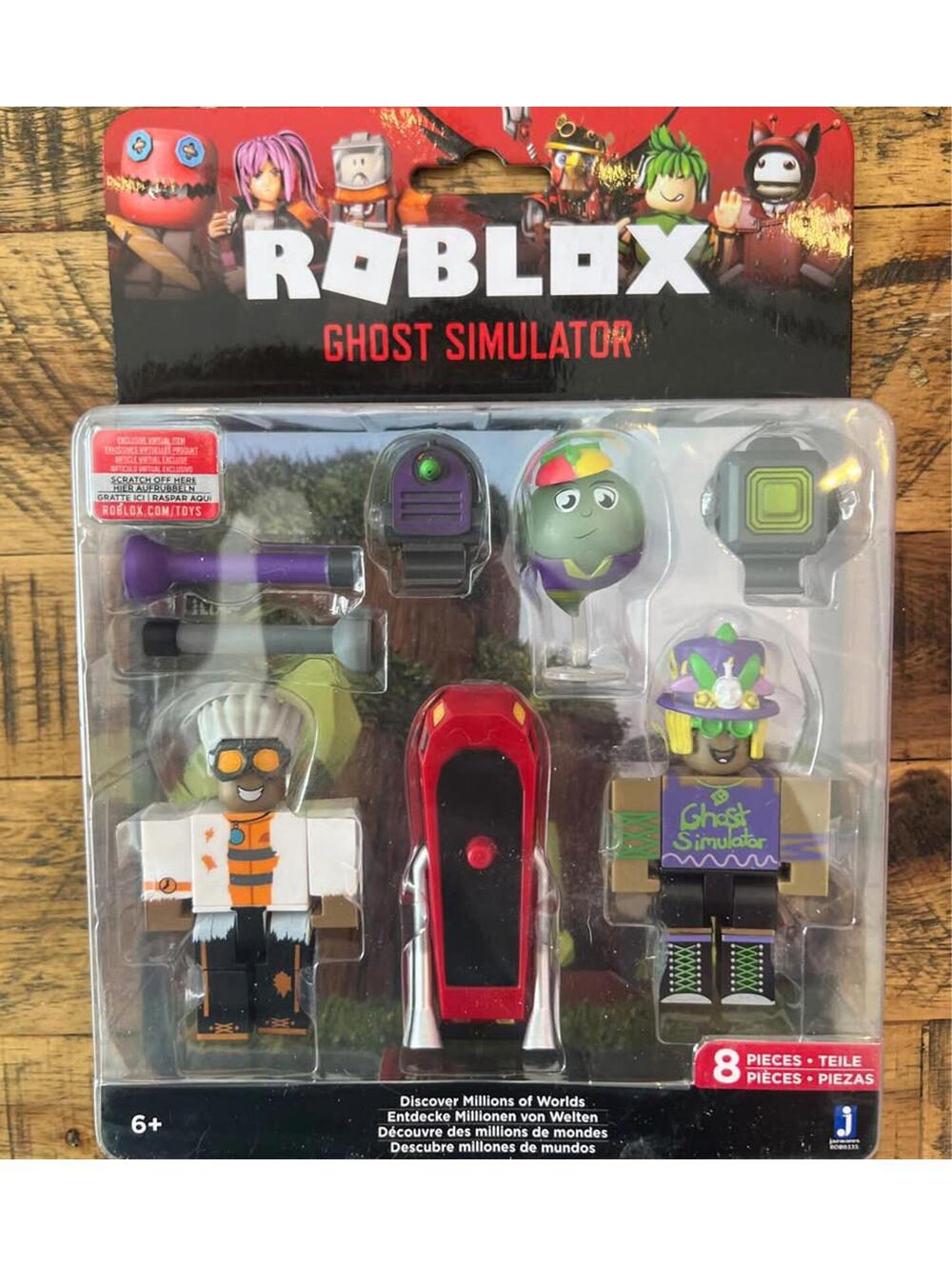 Roblox Ghost Simulator 8 Piece Action Figure Set